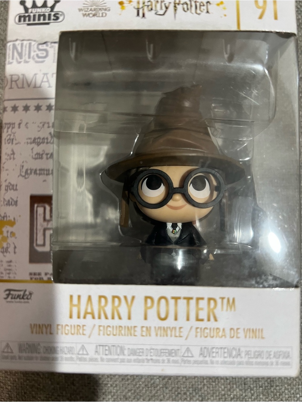 Funko Harry Potter Minis Figures with Brown Sorting Hats